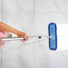 Gritt Commercial - Tête de vadrouille à poussière en microfibre bouclée - 36 po x 5 po - Bleu - Paquet de 12-Style : extrémités bouclées
