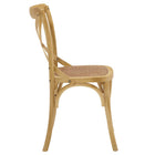 Modway - Gear Fauteuil d’appoint de salle à manger Ensemble de 4 - Naturel-7