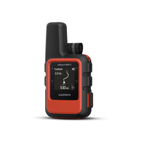 Garmin - Tracker GPS portable robuste inReach Mini 2 – Rouge Flamme-Communicateur satellite compact permet une messagerie bidirectionnelle et un SOS interactif dans le monde entier (abonnement satellite actif requis)