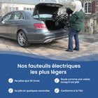 Journey - Air Elite Fauteuil électrique pliant léger - rouge-Supporte jusqu’à 240 lb pour un usage quotidien fiable