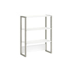 Bush Business Furniture - Huche bibliothèque Method, blanc (KI70206)-Stratifié thermofusionné sur bois composite