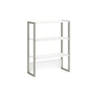Bush Business Furniture - Huche bibliothèque Method, blanc (KI70206)-Stratifié thermofusionné sur bois composite