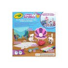 Crayola - Ensemble Bal des chats-sirènes Scribble Scrubbie-Coloriez, lavez, recommencez : décorez les animaux scribble scrubbie et les queues de sirène avec les marqueurs lavables, puis rincez et brossez pour colorier à nouveau!