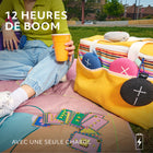 Ultimate Ears - MINIROLL Enceinte Bluetooth ultra-portable et étanche, Rose-Les pièces en plastique de la mini enceinte MINIROLL contiennent au minimum 40 % de plastique recyclé post-consommation en poids