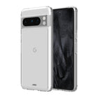 AXS - ULTRA CLEAR Étui testé contre les chutes pour Google Pixel 8 Pro - Transparent-Protection anti-UV pour afficher clairement le design original de votre cellulaire