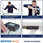 Motionwise - Bureau ergonomique assis-debout à moteur unique série M1 - Noir-8