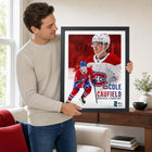 Frameworth - Cadre Cole Caufield Collage Portrait Canadiens - Impression Encadrée - 16 po L x 20 po H-6