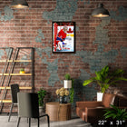 Carey Price Action "Protecting the Net" - Toile encadree - 22" x 31"-Sous licence officielle de la LNH et de l'AJLNH