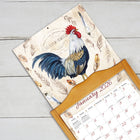 Lang - 2026 Proud Rooster Calendrier Mural Deluxe Mensuel - 30,5 cm l x 30,5 cm H - Anglais-Comprend un étui cadeau gaufré façon lin assorti