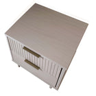Manhattan Comfort - Table de nuit moderne Granville 18,11" à 2 tiroirs - Gris clair - Lot de 2-15,16 po L x 18,11 po l x 19,49 po H