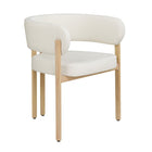 Brassex - Chaise de visite 738405 Brayden - ensemble de 2 - crème-Design contemporain