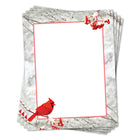 Geographics - Papeterie à Bordure Cardinal Feuille Rouge, 8,5 po l x 11 po H , 40 Pqt-Lettre: 8-1/2 po l x 11 po H