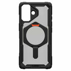 UAG - Étui Robuste Plasma XTE MagSafe  pour iPhone 17 - Noir/Orange Pop-Béquille intégrée