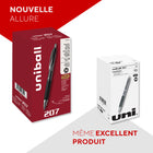 uni-ball - Stylos gel rétractables 207 - 0,7 mm - Noir - Paquet de 36  -La pointe moyenne de 0,7 mm trouve l’équilibre entre les détails et l’audace, ce qui convient à n’importe quel besoin d’écriture ou de création