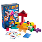 Continuum Games - Jeu de construction et d'empilement de blocs - Ensemble de 48-Construisez la tour et le suspense : Avez-vous les bonnes cartes et les bonnes tactiques pour gagner ? Votre objectif est de faire tomber la tour de votre adversaire. Utilisez vos compétences et un peu de stratégie pour atteindre le sommet dans BUILD UP