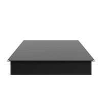 Nexera - Lit plateforme Valere Queen, Noir-Style Épuré et Moderne : Rehaussez votre chambre avec les lignes épurées de notre lit plateforme, conçu pour compléter tout décor sans effort