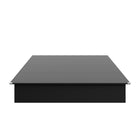 Nexera - Lit plateforme Valere Queen, Noir-Style Épuré et Moderne : Rehaussez votre chambre avec les lignes épurées de notre lit plateforme, conçu pour compléter tout décor sans effort