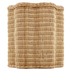 Modway - Erika Festonné Rotin naturel Table d’appoint - Naturel-Entièrement assemblé