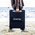 Oukitel - Panneau solaire portable pliable PV200 200 W-Énergie verte partout Profitez d'une énergie verte illimitée pour commodité et adaptabilité.