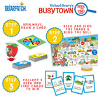 Briarpatch - Jeu de recherche et de découverte de Busytown de Richard Scarry-Soyez le premier à sonner la cloche et à gagner la carte. Collectez 5 cartes à chercher et à trouver pour gagner la partie !