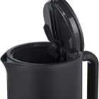 Salton - bouilloire électrique sans fil 1,7 litres - noir- Base rotative à 360° et sans fil - Soulevez la base et versez l’eau dans l’angle de votre choix grâce à la conception sans fil. Vous pouvez ranger soigneusement le cordon dans la base pour libérer l’espace. 
