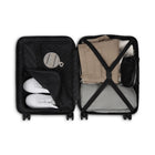 Reebok - Valise de cabine à coque rigide 21.50po de la collection Repetition - Noir-Poignées supérieures renforcées