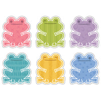 TREND enterprises - Ensemble de minis accessoires Grenouilles de jardin - Paquet de 36 -Hop à elle! De sympathiques grenouilles déclinées en six couleurs apaisantes sont prêtes à faire sensation !