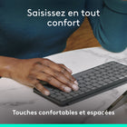 Logitech - Keys-To-Go 2, clavier Bluetooth portable pour tablette avec coque intégrée - Graphite-Utilisez le clavier Bluetooth sans fil Keys-to-Go 2 avec des tablettes et des dispositifs sous Windows, Android, macOS et ChromeOS