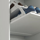 HOMCOM - Armoire à chaussures moderne avec 3 tiroirs rabattables pour 12 à 18 paires - blanc-Les dispositifs anti-basculement augmentent la sécurité 
