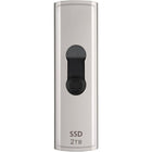 Transcend - SSD portable ESD320A - 2 To - Argent-Le SSD portable ESD320A de Transcend offre un taux de transfert ultra-rapide de 10 Gbit/s et une technologie de cache SLC de pointe, offrant des vitesses R/W fulgurantes allant jusqu’à 1050/950 Mo/s.