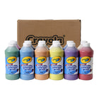 Crayola - Peinture lavable – Couleurs assorties – 16 oz – 12 unités-ENSEMBLE DE PEINTURE POUR ENFANTS : Ensemble de 12 peintures lavables dans des bouteilles de peinture faciles à presser de 16 onces