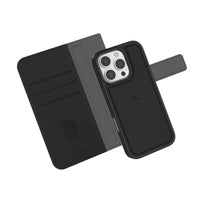 LBT - iPhone 16 Pro - LBT 2-in-1 Switch Wallet folio Case-Peut contenir jusqu'à 3 cartes dans son compartiment de rangement