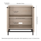 Hudson&Canal - Meuble d'appoint Montello de 71 cm de largeur, , blanc aulne-8