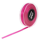 JAM Paper - Ruban de satin double face - 3/8" de large x 25 m - Rose choquant-Taille : 0,375 po x 25 mètres