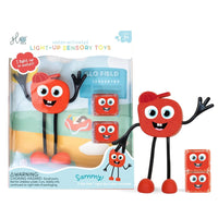 Glo Pals - Jouet sensoriel lumineux - Sammy-Comprend 2 cubes lumineux fabriqués à partir de plastique 100 % recyclé