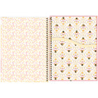 Hilroy - Cahier À Couverture Rigide, Abeilles - 160 Pages - 10-7/8 po H x 7-7/8 po l, Blanc-Papier blanc 