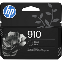 HP - Cartouche d'encre d'origine, noir 910-Couleur : noir
