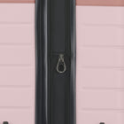Bugatti - Ensemble de 2 valises rigides - Rose-Bagage cabine: 56 cm H x 36 cm x 23 cm l, Poids 2,4 kg; Grand bagage en soute: 77 cm H x 51 cm L x 32 cm + 5 cm l, Poids 4,4 kg. Dimensions avec roues et poignées fixes incluses