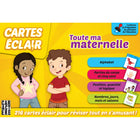 Éditions Caractère - Cartes éclair - Toute ma maternelle - Français-les cartes sont regroupées par thèmes ce qui a pour but d’aider l’apprenant à organiser et à mémoriser les concepts abordés