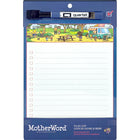 MotherWord - Carreau effaçable à sec liste de choses à faire non daté - 9 po H x 7 po l - bilingue-Coordonné avec d’autres produits de la gamme MotherWord