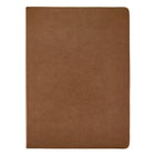 TRU RED - Carnet à couverture flexible lignées - 8 x 10 po - Cognac-Couverture en similicuir de haute qualité