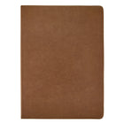 TRU RED - Carnet à couverture flexible lignées - 8 x 10 po - Cognac-Couverture en similicuir de haute qualité