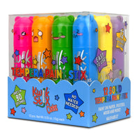 Kwik Stix - TPG684 Peinture à tempera solide Cuties - ensemble de 12-Personnalités inspirées par le Kawaii : Chaque bâton de peinture de cette collection présente des designs adorables qui captivent l'imagination des enfants, rendant le temps artistique encore plus amusant et stimulant!