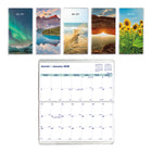 Blueline - 2026 Agenda mensuel de poche de 2 ans - 6 1/2po x 3 1/2 po - Designs assortis - Bilingue-24 mois: janvier 2025 à decembre 2027