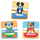 University Games - The Learning Journey My First: Puppy Match - Puzzle d’Association Des Chiots Pour Tout-Petits - Puzzle De Préapprentissage Des Animaux - Premier Puzzle Intéractif Pour Tout-Petits-Renforce la confiance en soi et l'estime de soi