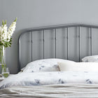 Modway - Lennon Métal Tête de lit complète, Gris-Style moderne contemporain