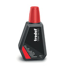 Trodat - Encre de luxe pour tampon encreur 7011 - flacon de 28 ml - rouge-Encre non toxique à base d'eau pour encrer une étampe pour timbre  