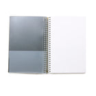 Hilroy - Carnet de croquis à épine couverte Studio Pro, 9 po x 6 po, paquet de 6-Boucle pour crayon