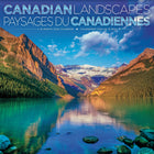 DateWorks - Calendrier Mural 16 Mois 2025 des Paysages du Canada - 12 po x 12 po - Bilingue-Septembre 2024 - Décembre 2025