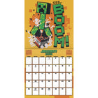 DateWorks - Mini Calendrier Mural 16 Mois Minecraft de 2025 - 7 po x 7 po - Anglais-Divertissement